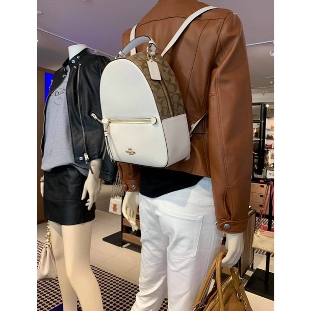 TNS-Balo nữ form vuông siêu hot Jordyn backpack-chất da cao cấp-màu trắng tinh tế