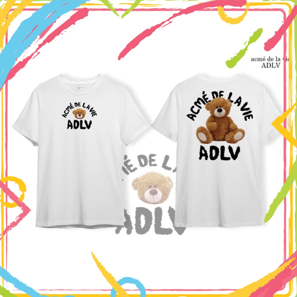 [Full tag+túi zip] Áo thun ADLV nam nữ in hình gấu bông Hot 2022 | BigBuy360 - bigbuy360.vn