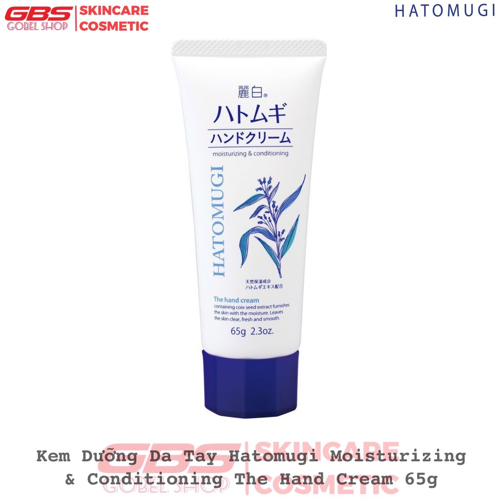 Kem Dưỡng Da Tay Hatomugi Moisturizing & Conditioning The Hand Cream 65g
