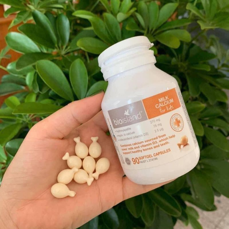 Milk canxi bioisland - Canxi sữa bổ sung canxi cho bé từ 7 tháng