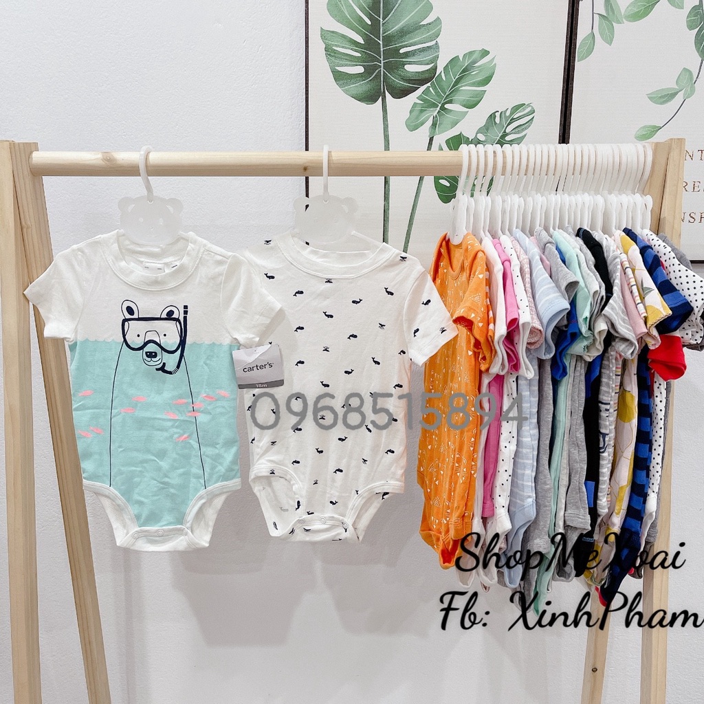 BODYSUIT CARTER SIZE 18M LINK 5 , BODYCHIP CỘC TAY MIX HÃNG CHO BÉ TỪ 10-11,5kg