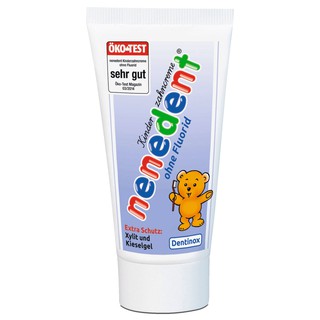 Kem đánh răng trẻ em Đức Nenedent không chứa fluoride 50ml
