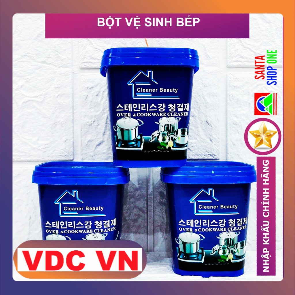 [TẨY RỬA CỰC MẠNH] Vệ Sinh Nhà Bếp, Nhà Vệ Sinh, Gạch Men, Đồ Gia Dụng - Tẩy Trắng Xoong, Nồi, Vòi Rửa - KOREA VUADOCHOI