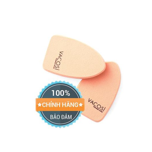 Bịch 2 Bông Phấn Ướt Hình Oval Dài Vacosi Long Oval Sponge 2PCS BP18