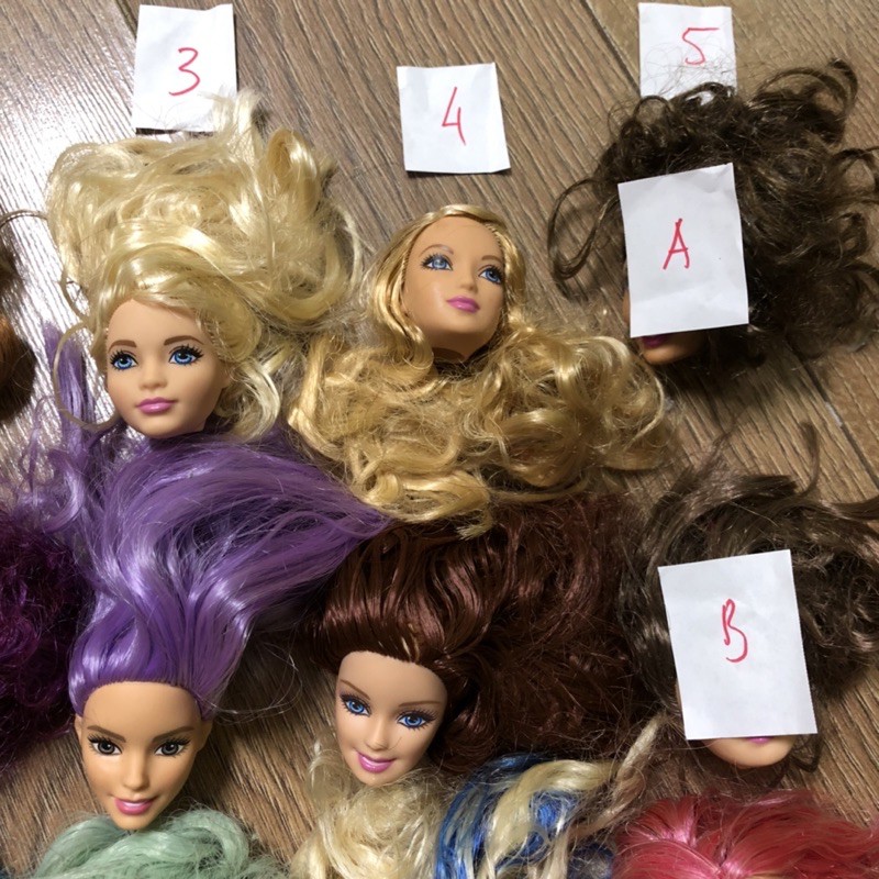 B7A- Đầu búp bê barbie chính hãng