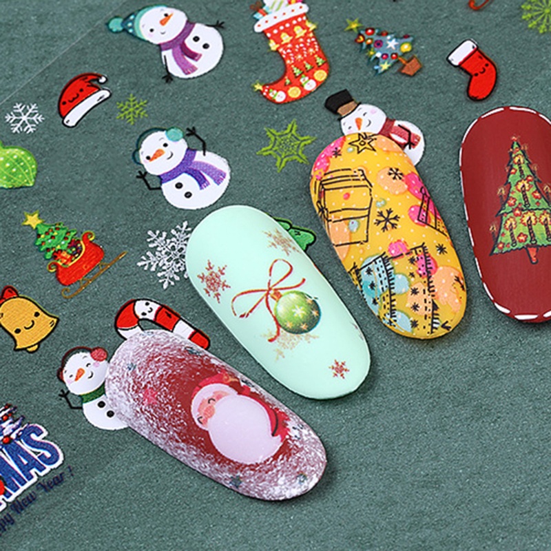 Miếng Dán Trang Trí Móng Tay Họa Tiết Đầu Lâu / Ác Quỷ Độc Đáo DIY