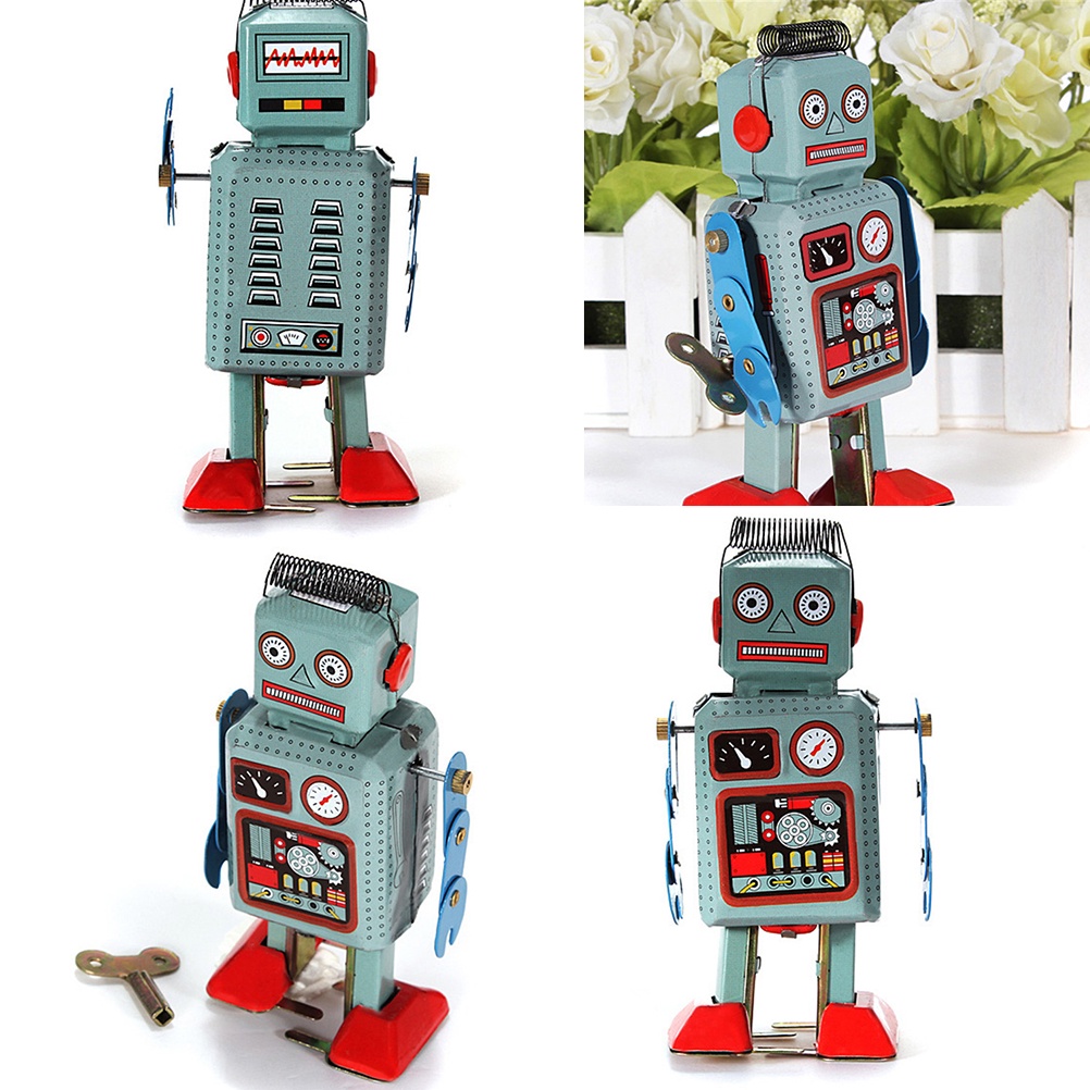 Đồ Chơi Robot Lên Dây Cót Phong Cách Vintage 1vn