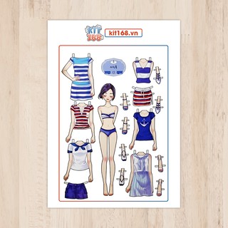 Đồ chơi cắt thủ công Búp bê giấy Set BBG 0030