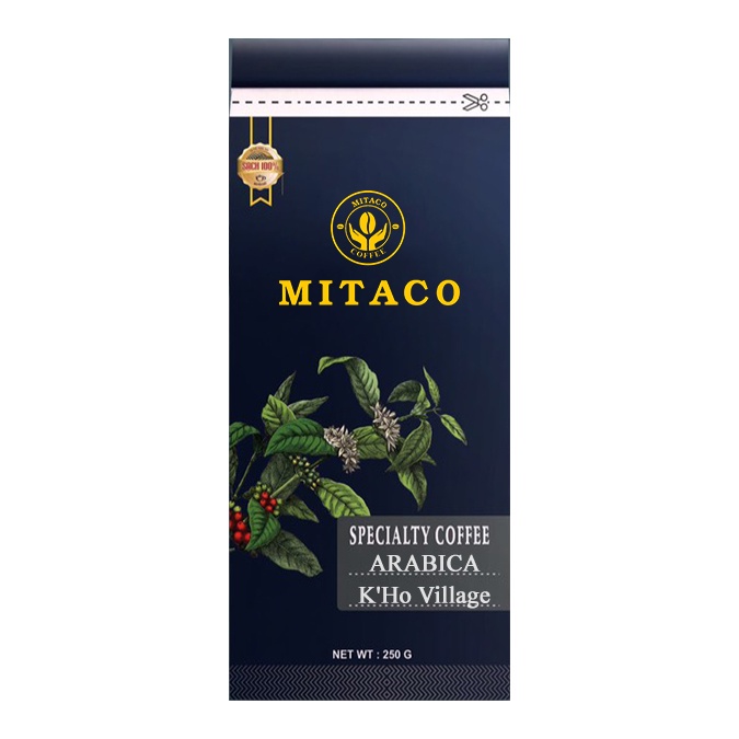 Cà Phê Arabica K'Ho Village Nguyên Chất MITACO COFFEE (Gói 250g)