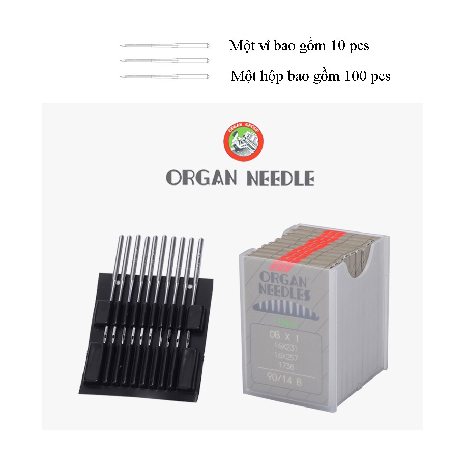 Kim máy may vắt sổ &gt; Kim nhật ORGAN DCx1 &gt; May vải voan [phụ liệu may mặc]