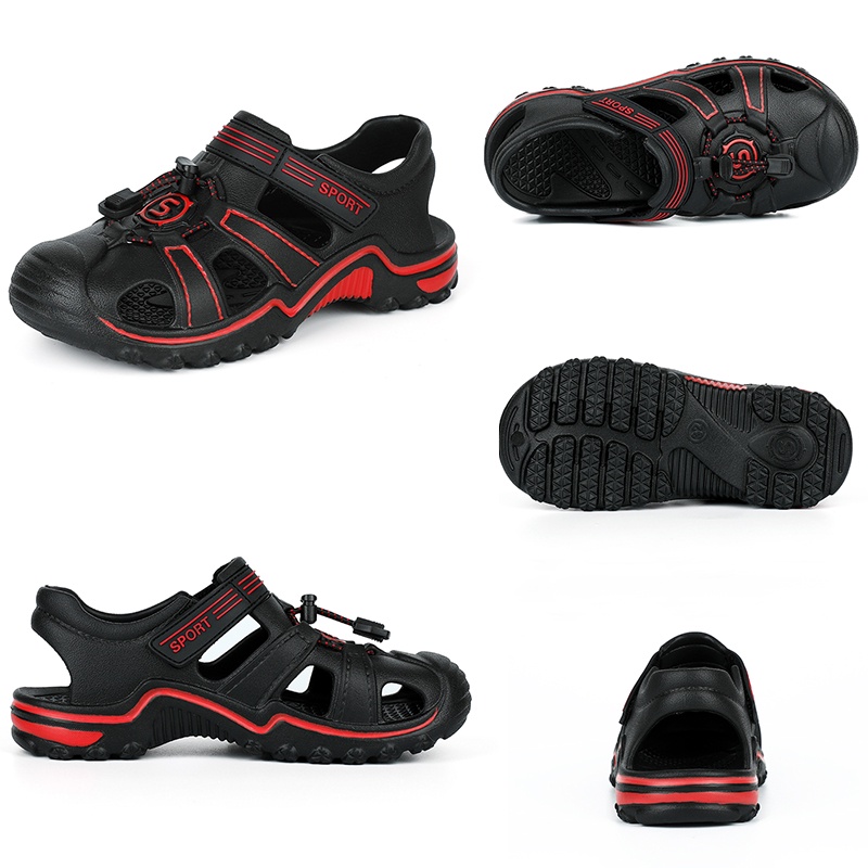 Đôi xăng đan đi biển hình người nhện thời trang mùa hè cho bé trai 2022 kích thước 28-35