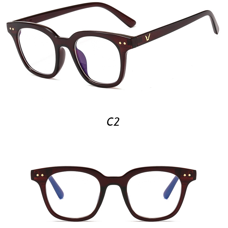 Kính Mát Gọng Mắt Mèo Chống Ánh Sáng Xanh Phong Cách Retro