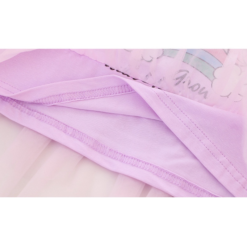 Áo Thun Tay Ngắn In Họa Tiết Hoạt Hình Thời Trang Mùa Hè Cho Bé Gái