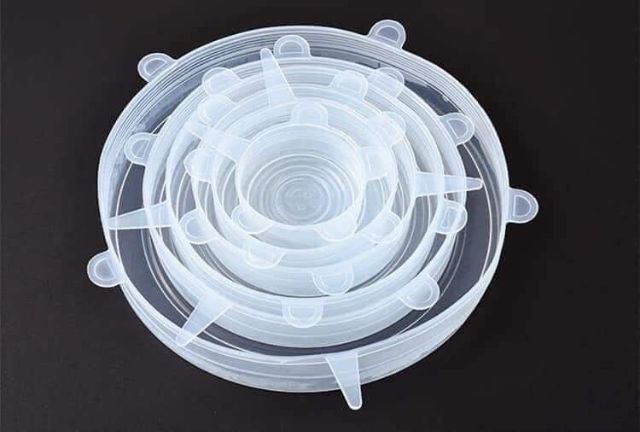 Bộ 6 nắp đậy thực phẩm silicon siêu dẻo an toàn