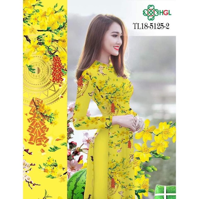 (Sẵn)Set áo dài + quần lụa