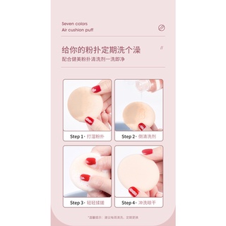 Bông đánh phấn Maycreate Air Cushion Puff Luxuka MC10 (7 cái)