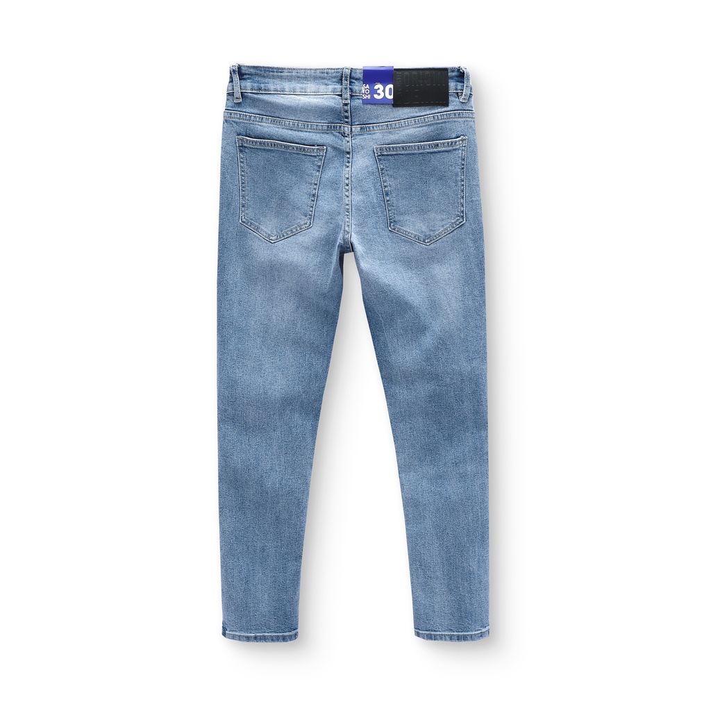 Quần Jean nam Satoshi SAQJ70 Cerulean Slimfit tôn dáng, trẻ trung , chất liệu co giãn ít