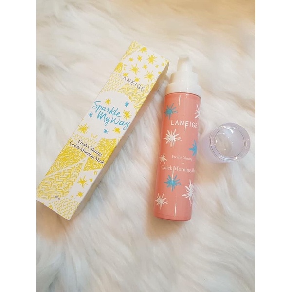 SĂN SALE‼️CHỈ 1 SP‼️(Phiên bản giới hạn)Mặt nạ cấp, dưỡng ẩm Laneige Fresh Calming Morning Mask SPARKLE MY WAY - Logod.r