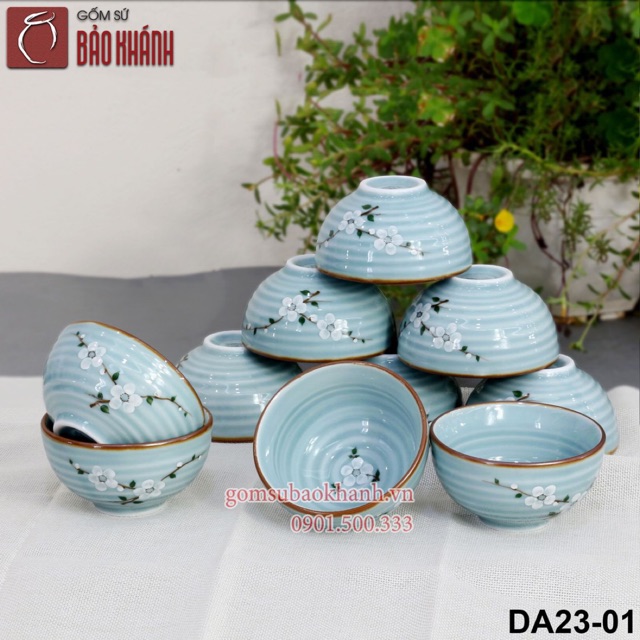 Bộ bát chén gốm