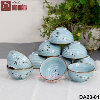 Bộ bát chén gốm