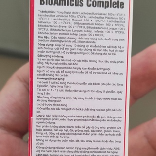 Men 10 chủng Bioamicus complete