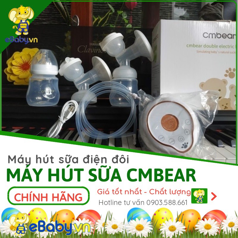 Máy hút sữa điện đôi CM Bear