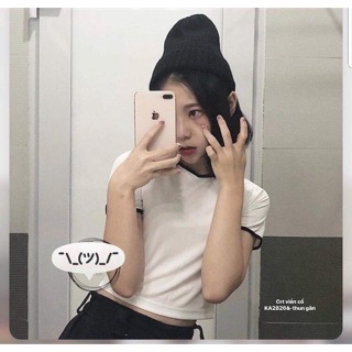 Áo crt viền cổ