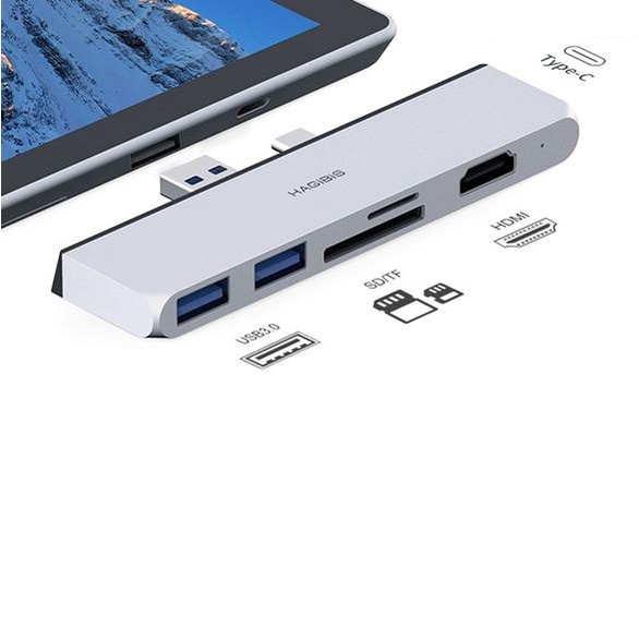 Hub Chuyển cho Surface Pro 7 USB-C Hub chính hãng Hagibis