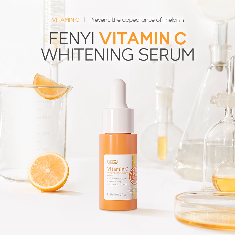 Serum Fenyi chiết xuất cây trà/ hoa anh đào/ trà xanh/ vitamin C dưỡng trắng dưỡng ẩm phục hồi làm mờ nếp nhăn 17ml