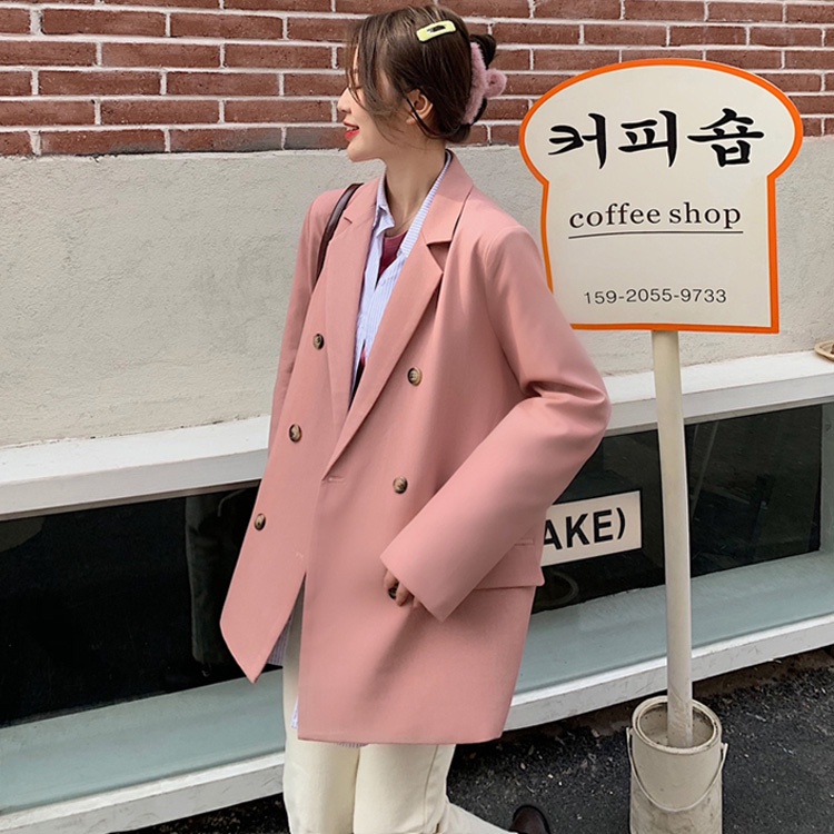 Mùa Thu Cổ Điển Blazer Mỏng Dành Cho Phụ Nữ Thời Trang Áo Khoác Dài Tay | BigBuy360 - bigbuy360.vn