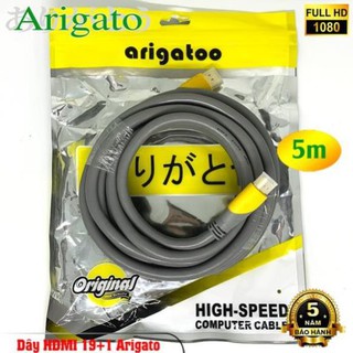 [Mã ELHACE giảm 4% đơn 300K] DÂY HDMI 19+1 5M ARIGATO Đảm Bảo Chất Lượng