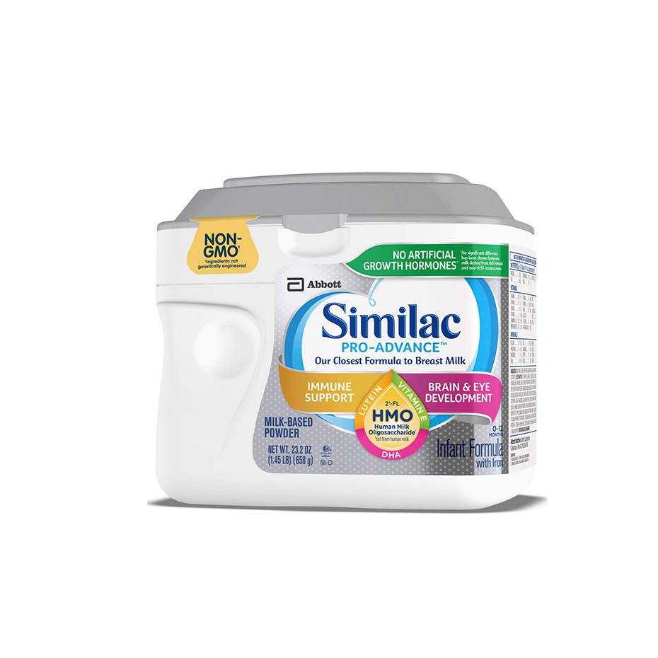 Sữa Similac Pro Advance Non GMO - HMO cho bé từ 0 - 12 tháng 964 g của Mỹ date 2022
