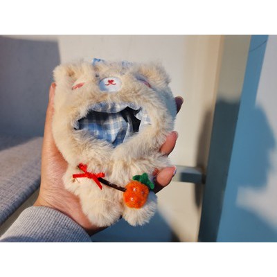 Bộ thú liền thân bông mịn cho doll 10cm 15cm 20cm