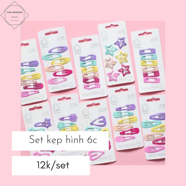 Set kẹp hình 6c