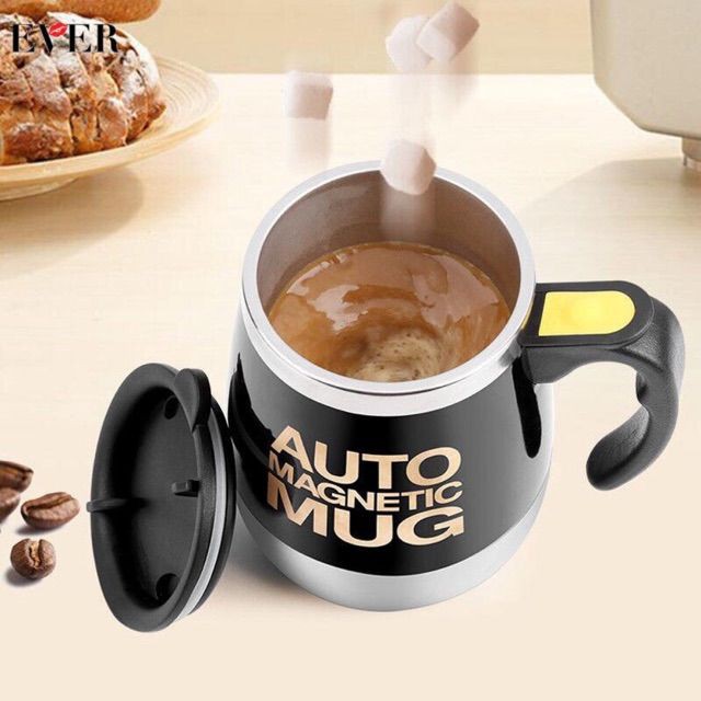 Cốc tự khuấy thông minh, cốc tự pha cafe Self Stirring Mug