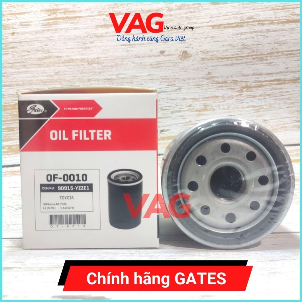 [Chính Hãng Gates] Lọc nhớt, lọc dầu máy Vios, Yaris, Altis, Camry, Wigo, Rush,... chính hãng Gates - USA OF-0010