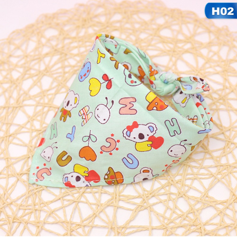 Khăn Choàng Cổ Cotton Hình Tam Giác Xinh Xắn Cho Bé