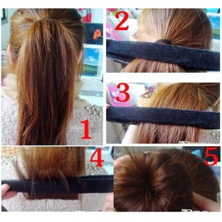 Combo thanh kẹp búi tóc + mút búi tóc