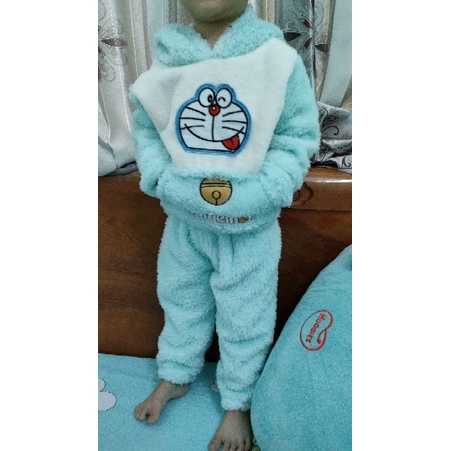 Bộ nỉ lông doremon