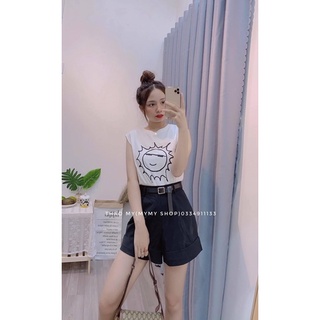 Set áo mặt trời,quần short kèm đai