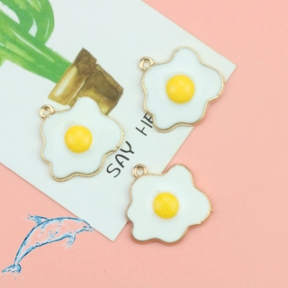 Trang sức thủ công Tự làm Chất liệu làm bằng tay Phụ kiện Hợp kim Dầu nhỏ giọt Màu trắng không đều Trứng luộc Trứng nhỏ Mặt dây chuyền Bông tai Móc khóa Mặt dây chuyền Bông tai Bông tai Vòng chìa khóa Mặt dây chuyền Bộ phận vật liệu mặt dây chuyền