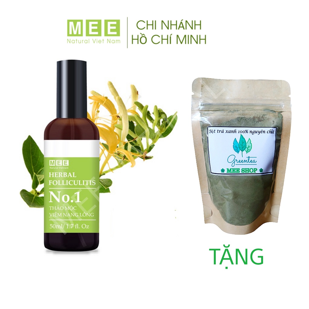 [CAM KẾT CHÍNH HÃNG]Thảo mộc xịt viêm nang lông MEE NATURAL 50ml