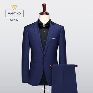 Bộ Vest Nam Chất Liệu Tuýt Si Cao Cấp Mantino