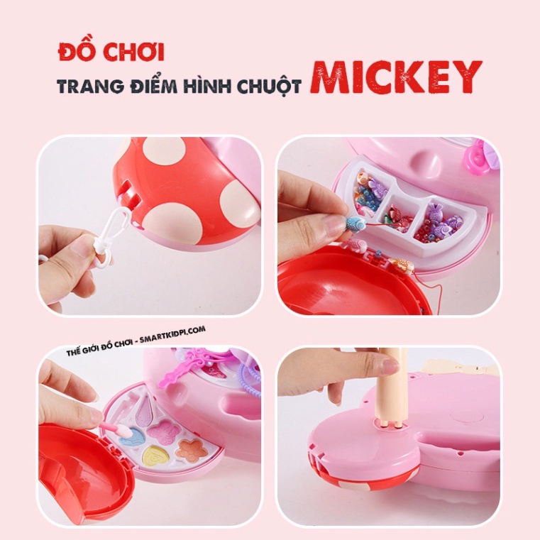 [MỚI NHẤT 2022] ĐỒ CHƠI TRANG ĐIỂM THẬT XÂU VÒNG CÓ ĐÈN MICKEY