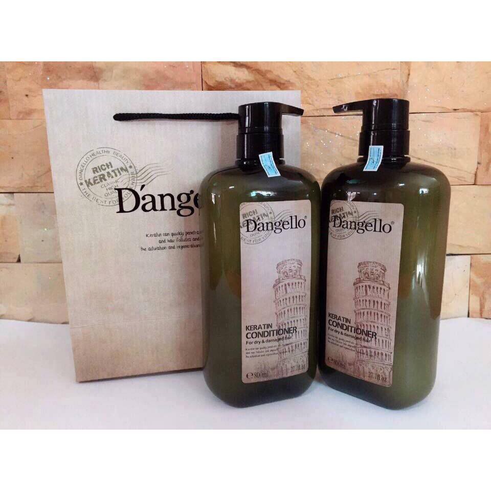 Cặp Dầu Gội/Xả Dangello Thương Hiệu Ý Nhập Khẩu 500ml [Hàng Chính Hãng]