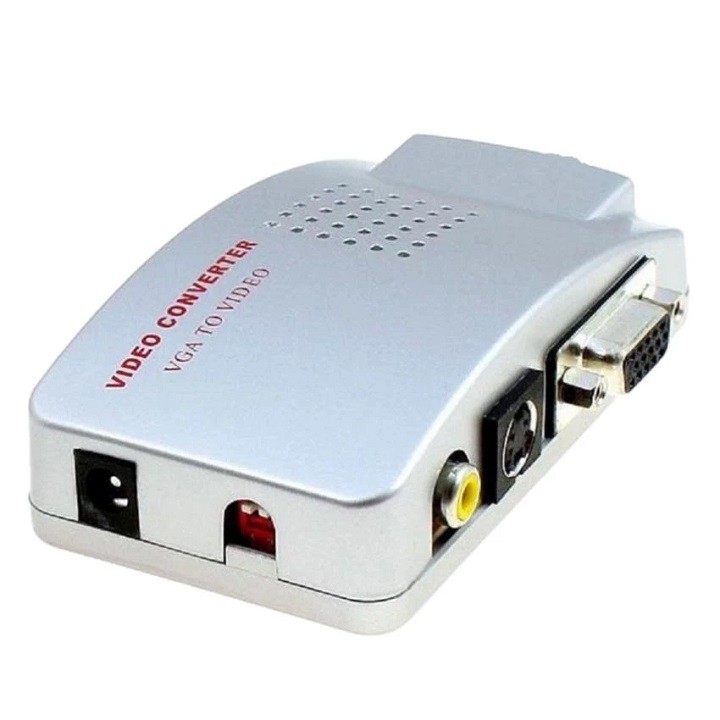 Bộ chuyển đổi VGA sang Video, Svideo VGA to AV - VGA to AV - DC301