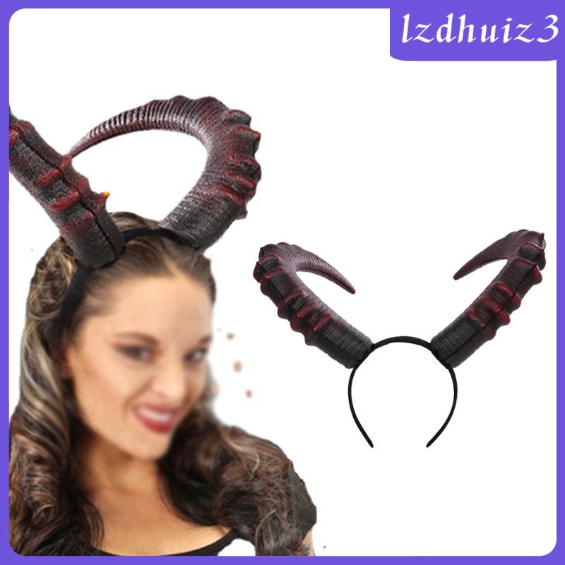 Băng đô quỷ dài cho trang phục Halloween Mũ lưỡi trai Cosplay Gothic