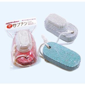 Bàn chải chà gót chân bằng đá san hô Hàng Nhật Chính Hãng