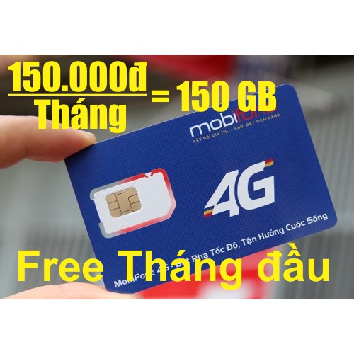 SIM MOBIFONE 150GB -MDT150A