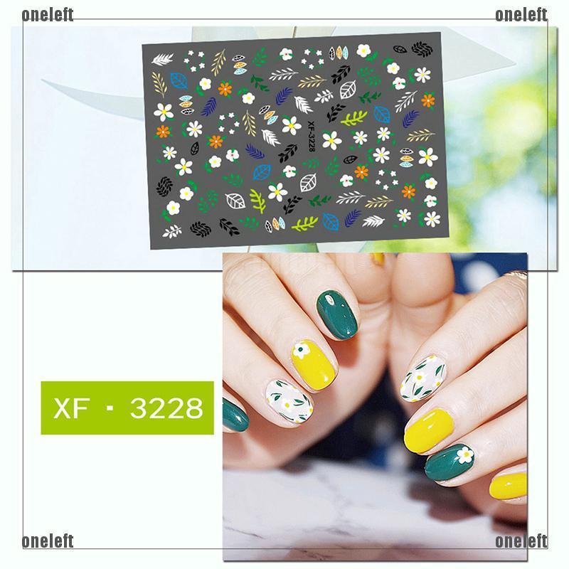 👗THỊNH HÀNH👗Nail Sticker Beauty Decal Manicure DIY Nail Decoration Nail Art Watermark Tips